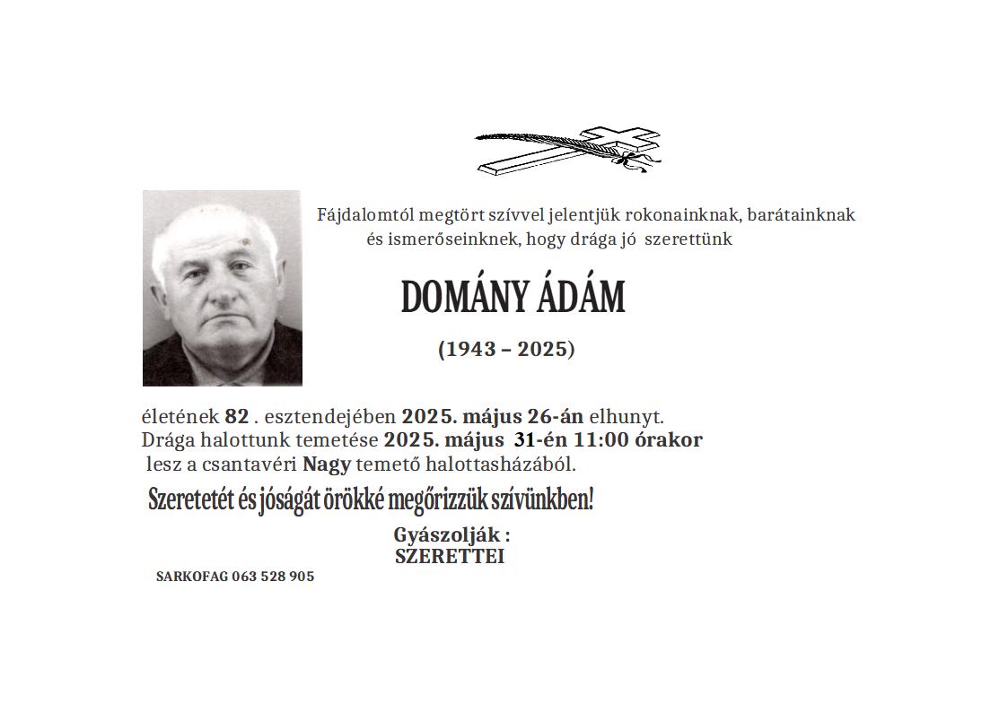 Adam Domanj
