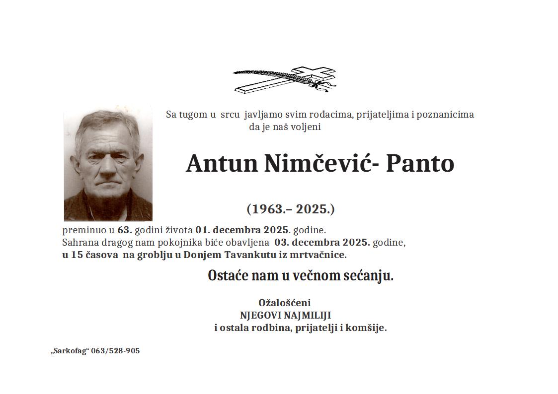 Antun Nimčević - Panto