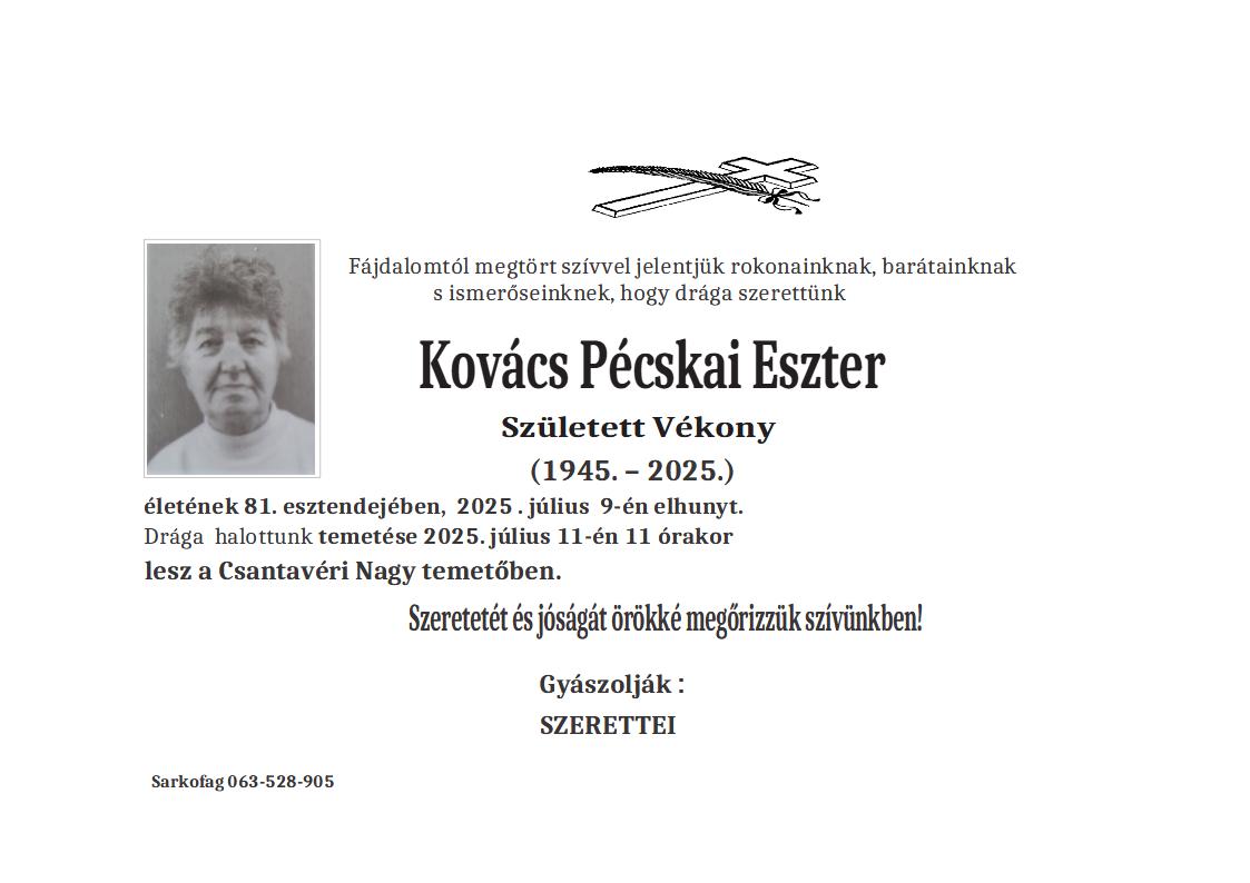 Ester Kovač Pečkai