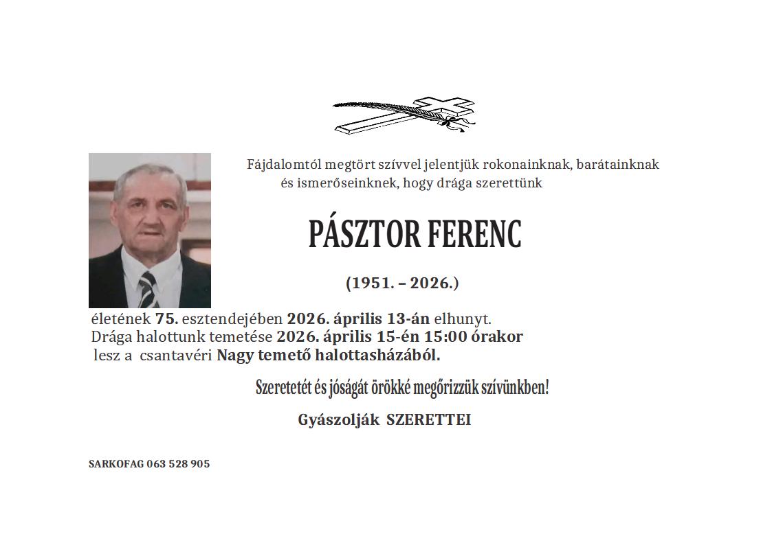 Ferenc Pastor