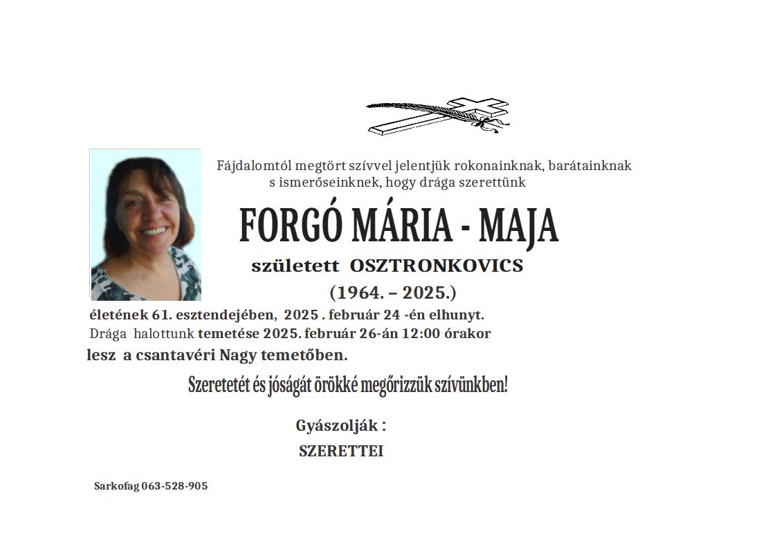 Forgo Maria