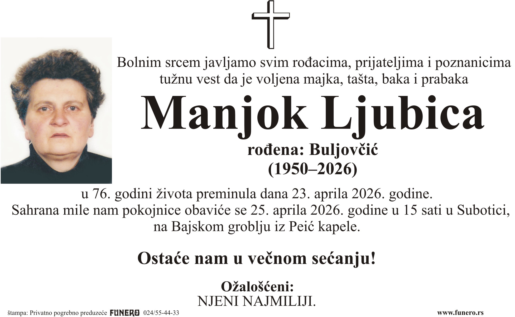 Ljubica Manjok