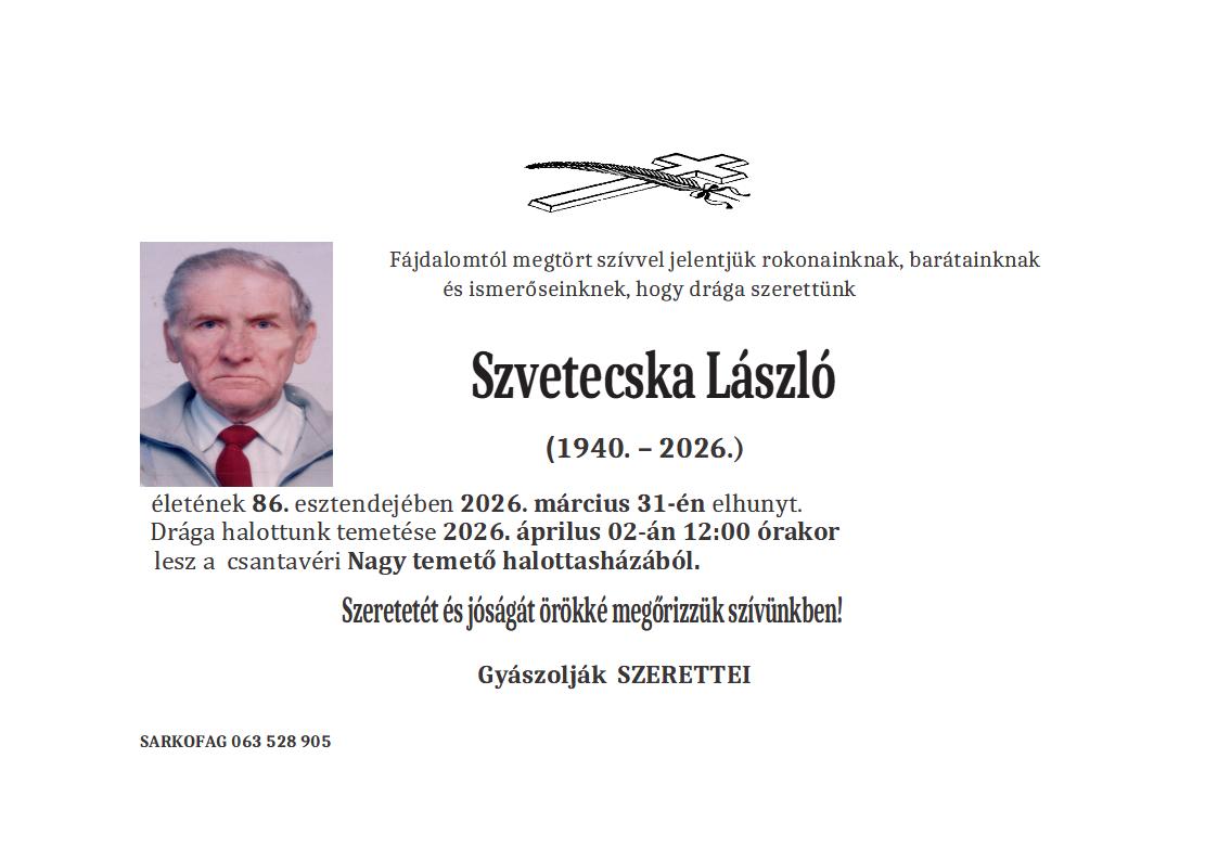 László Szvetecska