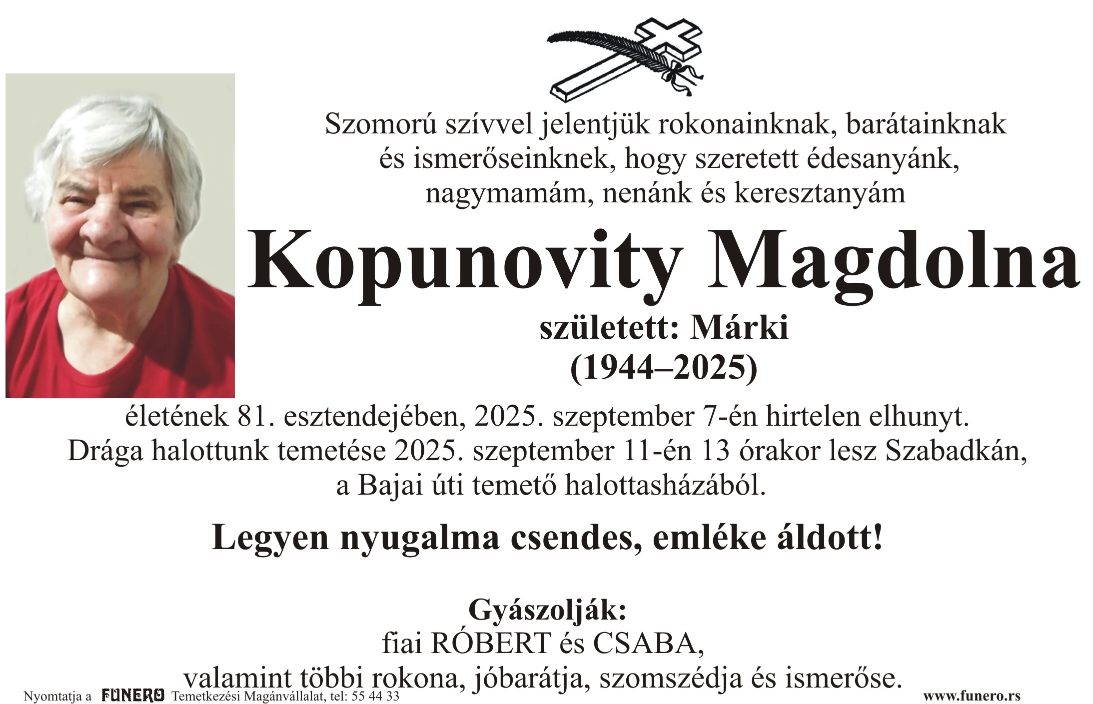  Magdolna Kopunović