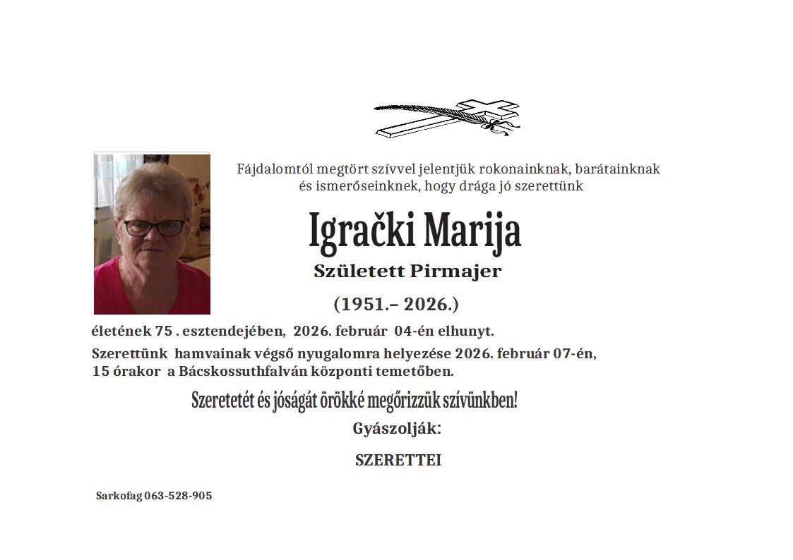 Marija Igrački
