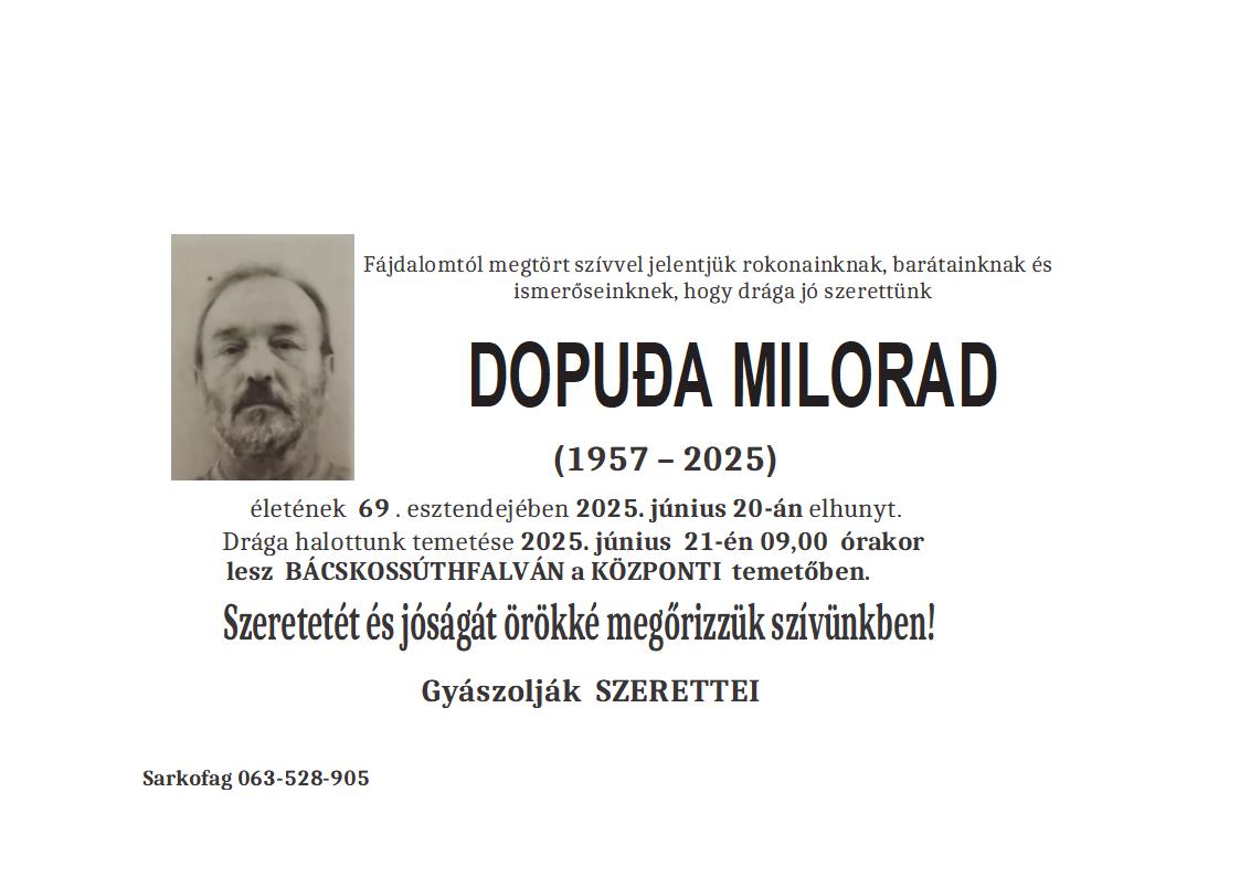 Milorad Dopuđa