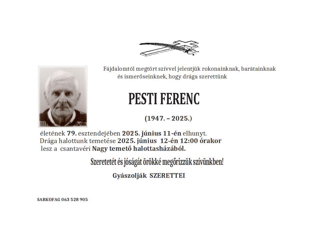 Pesti Ferenc