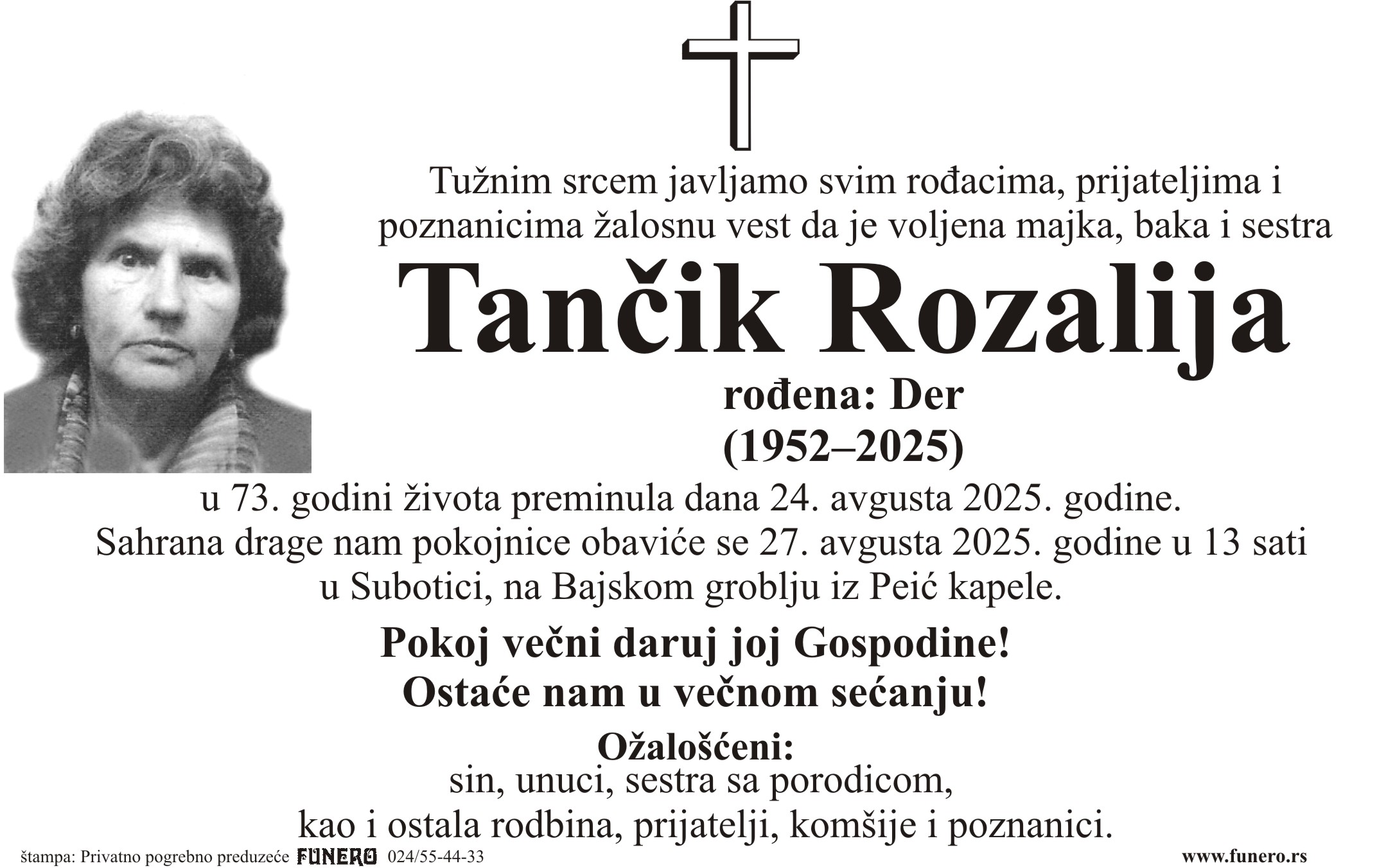 Rozalia Tančik