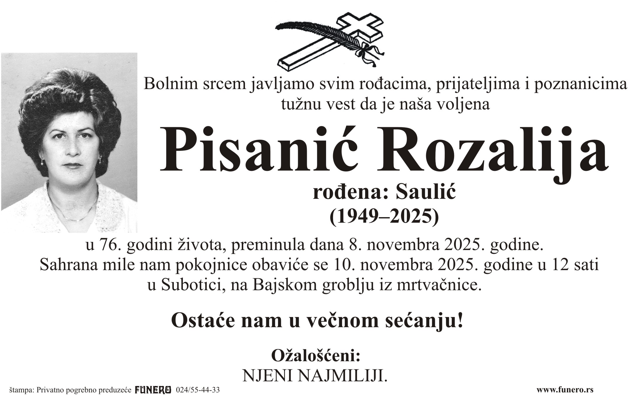 Rozalija Pisanić
