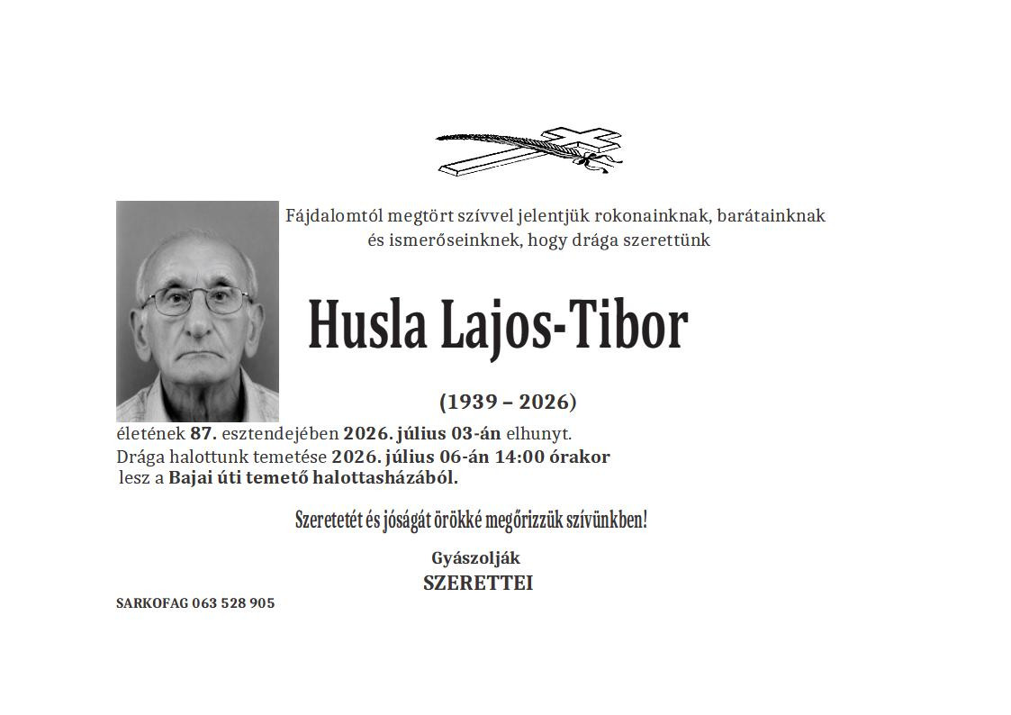 Tibor Husla Lajos