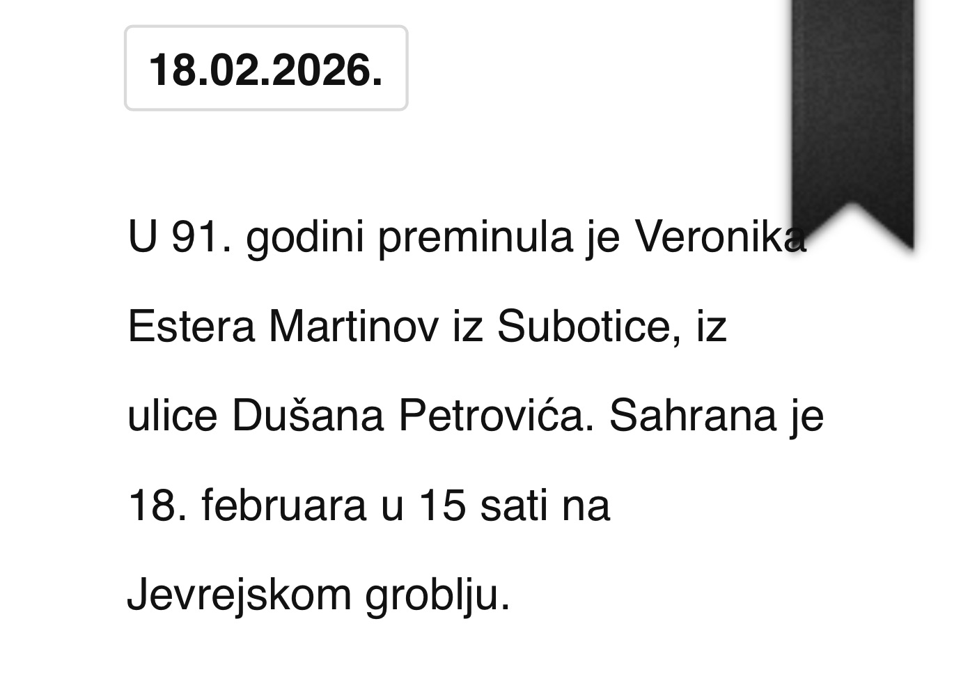 Veronika Estera Martinov