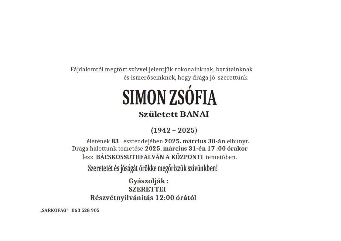 Zofija Simon