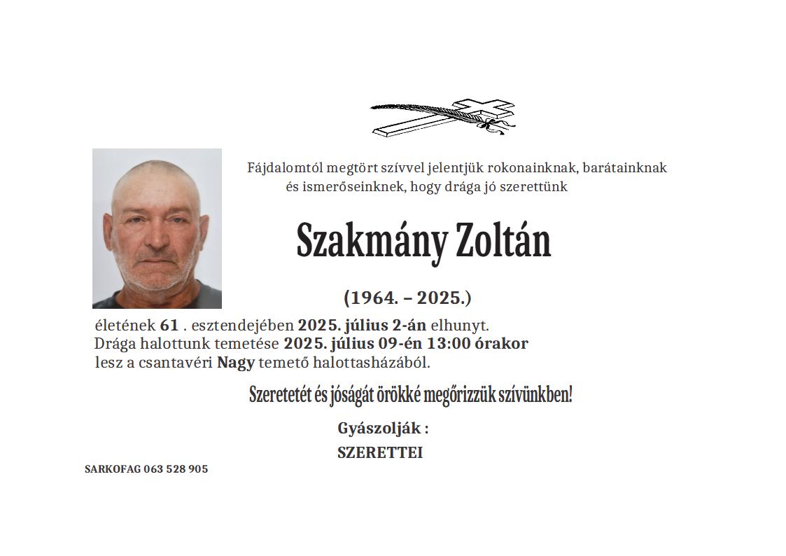 Zoltan Sakmanj