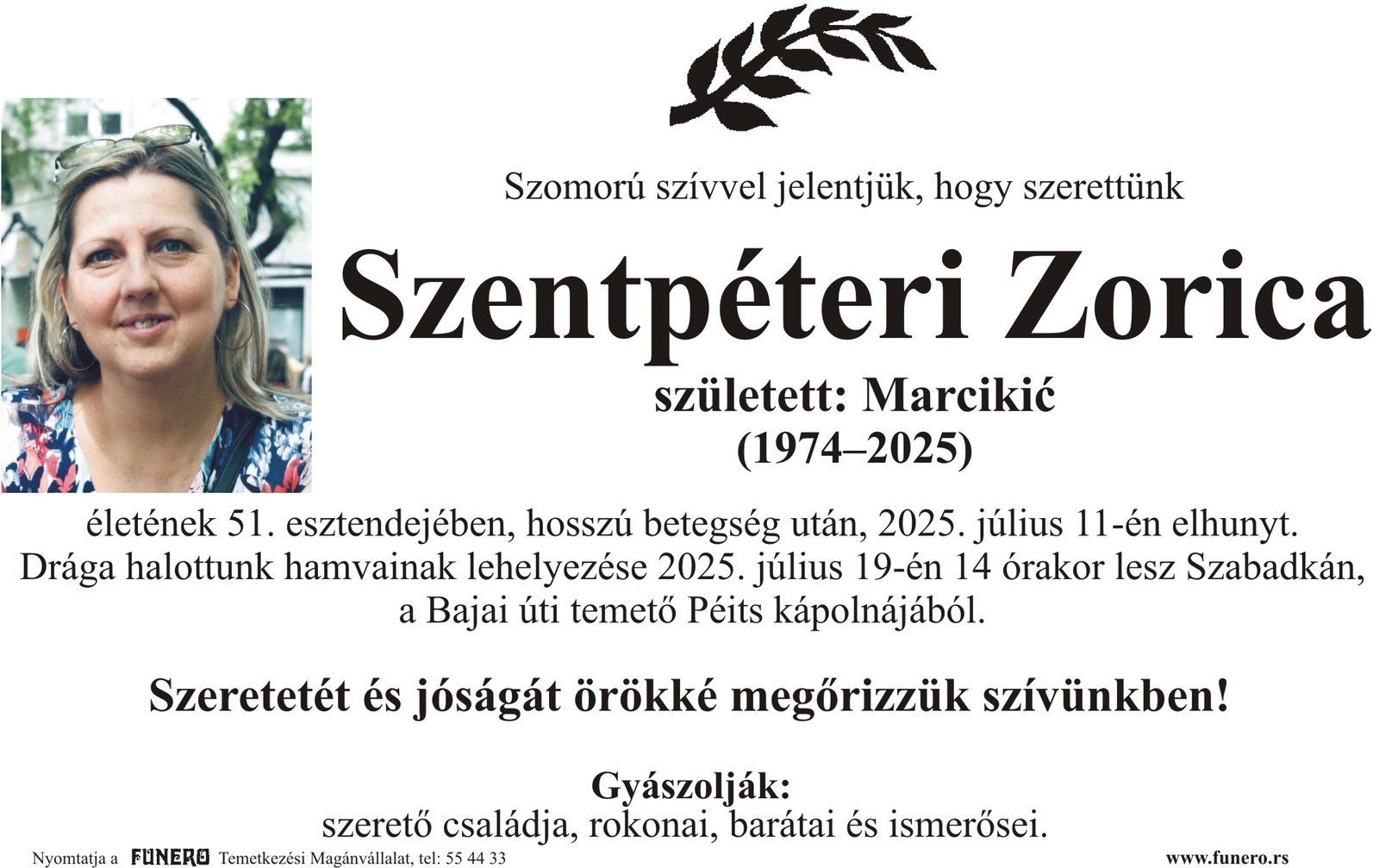 Zorica Sentpeteri