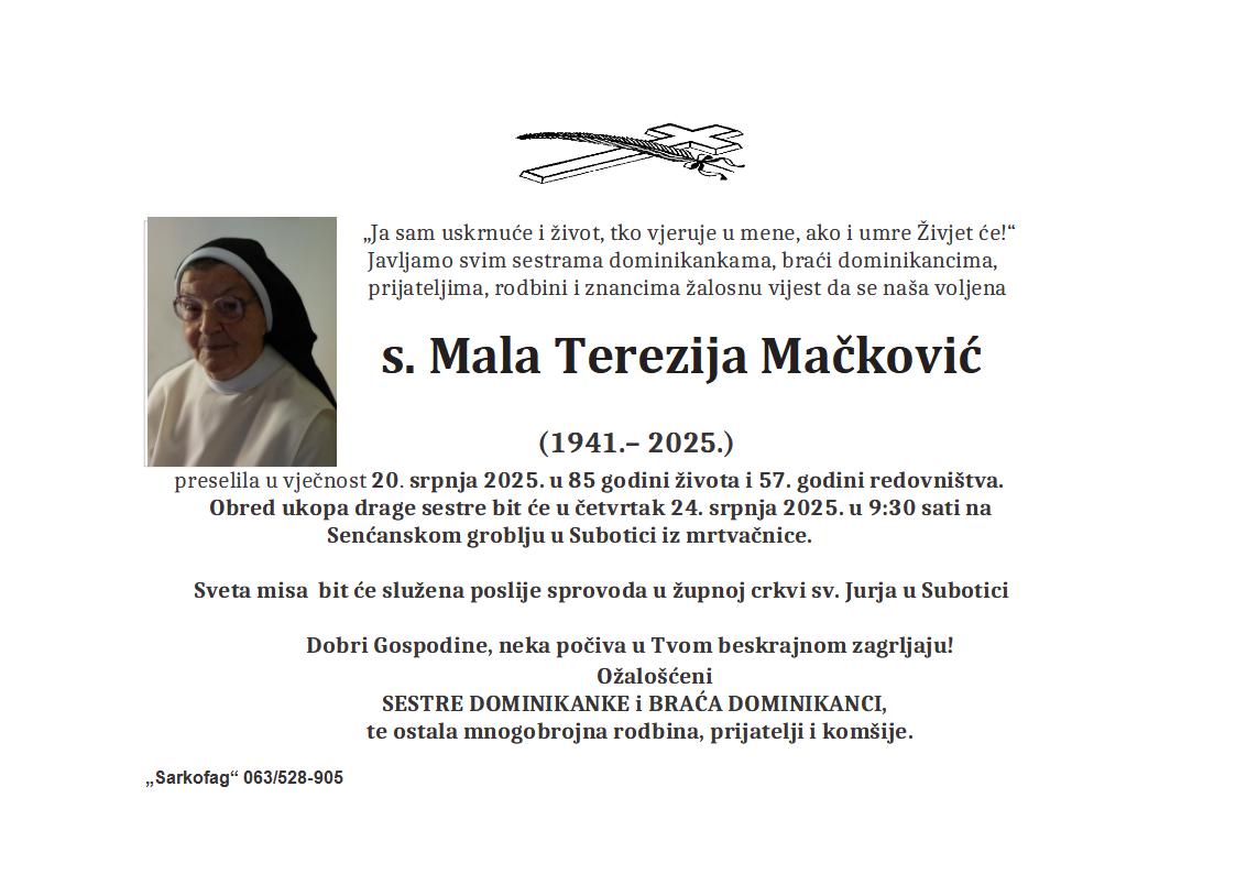 s. Mala Terezija Mačković